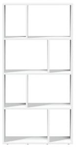 Regał na książki biały 60x20x120,5 cm drewno konstrukcyjne