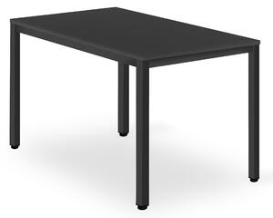 Stół prostokątny 120x60 do jadalni czarny