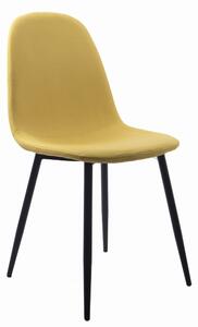 Krzesło do jadalni Fox III żółte