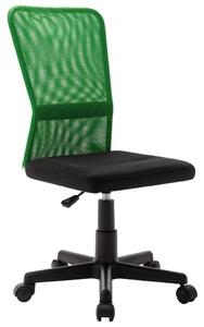 Krzesło biurowe, czarno-zielone, 44x52x100 cm, z siatką