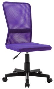Krzesło biurowe, fioletowe, 44x52x100 cm, z siatką
