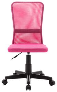 Krzesło biurowe, różowe, 44x52x100 cm, z siatką