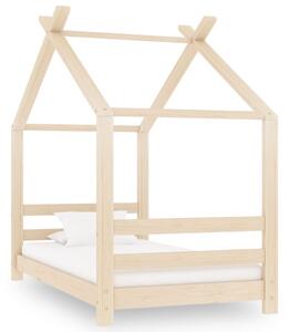 Rama łóżka dziecięcego, lite drewno sosnowe, 70 x 140 cm
