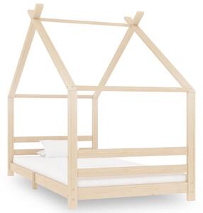 Rama łóżka dziecięcego, lite drewno sosnowe, 90 x 200 cm