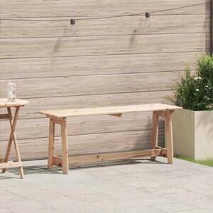 Ławka ogrodowa naturalny 119 x 47 x 35 cm drewno sosnowe