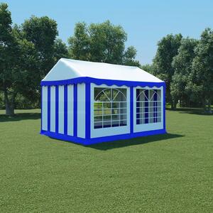 Namiot ogrodowy z PVC, 3 x 4 m, niebiesko-biały