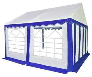 Namiot ogrodowy z PVC, 3 x 4 m, niebiesko-biały