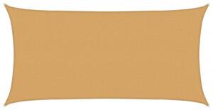 Żagiel przeciwsłoneczny, 160 g/m², piaskowy, 2,5x4,5 m, hdpe