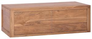 Łazienkowa szafka ścienna, 90x45x30 cm, lite drewno tekowe