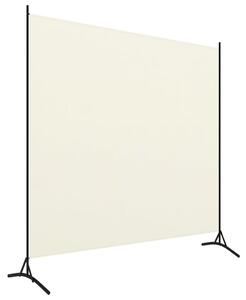 Parawan 1-panelowy, kremowy, 175 x 180 cm