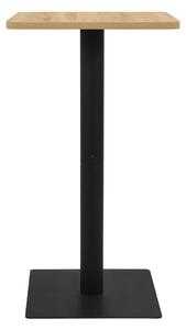 Stolik bistro, kolor dębowy, 50x50x107 cm