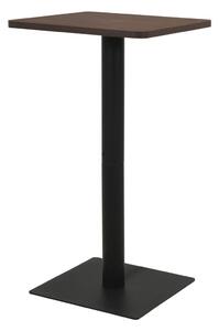 Stolik bistro, ciemny jesion, 50x50x107 cm