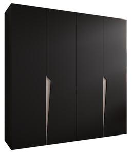 Szafa uchylna otwierana Piano 1 200 wys. 202 cm czarny + u. kaszmir