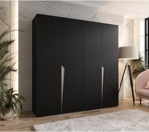 Szafa uchylna otwierana Piano 1 200 wys. 202 cm czarny + u. kaszmir
