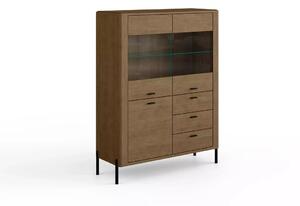 Elegancka drewniana witryna Madera 80