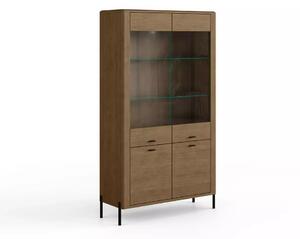 Wysoka witryna w odcieniu dębu dymionego Madera 70
