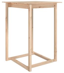 Stolik barowy, 80x80x110 cm, lite drewno sosnowe
