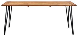 Stół ogrodowy z nogami hairpin, 180x90x75 cm, drewno akacjowe
