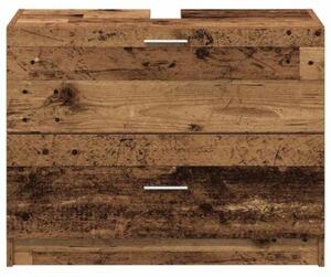 Szafka Łazienkowa z szufladą stare drewno 78 x 37 x 59 cm