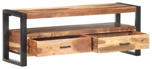 Szafka pod TV, 120x35x45 cm, drewno z miodowym wykończeniem