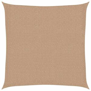 Żagiel przeciwsłoneczny, 160 g/m², kolor taupe, 6x6 m, hdpe