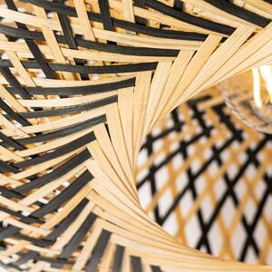 Orientalna lampa sufitowa czarny bambus 40 cm - Ostrava Oswietlenie wewnetrzne