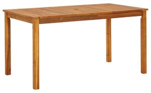 Stół ogrodowy, 140x80x74 cm, lite drewno akacjowe