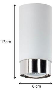 Biała minimalistyczna lampa sufitowa tuba - S686-Hivo