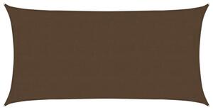 Żagiel przeciwsłoneczny, 160 g/m², brązowy, 4x7 m, hdpe