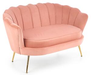 Różowa dwuosobowa sofa muszelka G7-P64