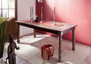 FABLE Stół #24 Drewno z odzysku lakierowane 80x80 cm