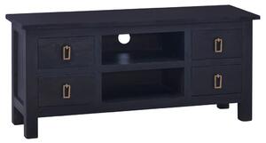 Szafka TV, jasna kawa czarna, 100x30x45 cm, drewno mahoniowe