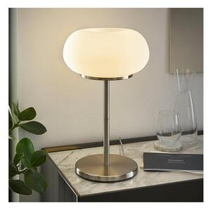 Eglo EGLO 86816 - Lampa stołowa OPTICA 2xE27/60W biały/opalone szkło EG86816