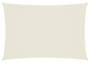 Prostokątny żagiel ogrodowy, tkanina oxford, 2,5x4,5 m, kremowy
