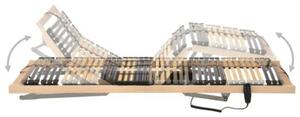 Elektryczny stelaż do łóżka z 42 listwami, 7 stref, 80 x 200 cm
