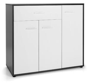 Minimalistyczna komoda z regulowaną półką