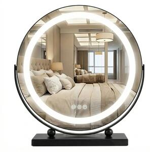 Lustro REA MAKE-UP 40 LED Czarny