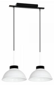 Luminex Lampa wisząca FACTOR WHITE 2xE27/60W/230V LU6160