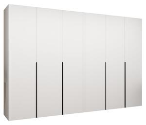 Szafa uchylna otwierana Alicante 1 300 wys. 202 cm biaÅy + u. czarny