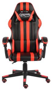 Fotel dla gracza, czarno-czerwony, sztuczna skóra