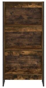 Szafka na książki dąb dymny 60 x 30 x 121 cm