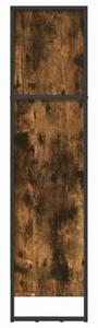Szafka na książki dąb dymny 60 x 30 x 121 cm