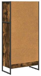 Szafka na książki dąb dymny 60 x 30 x 121 cm