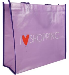 Torba na zakupy SHOP & GO 37 cm - różne warianty Wersja sofy: I love shopping