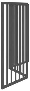 Składana bramka dla psa, 3 panele, czarna, 150 cm