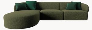 Narożna sofa modułowa z szenilu Chiara