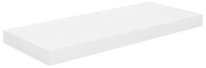 Półki ścienne 4 szt., wysoki połysk, białe, 60x23,5x3,8 cm, mdf