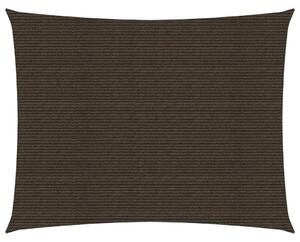 Żagiel przeciwsłoneczny, 160 g/m², brązowy, 2x3,5 m, HDPE
