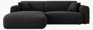 Sofa narożna z szenilu Theo