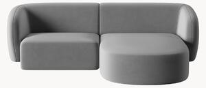 Narożna sofa modułowa z weluru Chiara